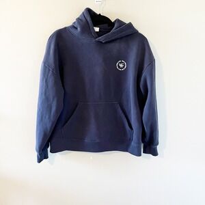 Wilo The Label Navy Blue Wild Wellness Club Graphic Hoodie XS